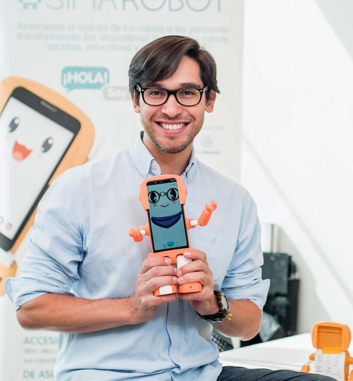 Felipe Araya, CEO de SIMA Robot.