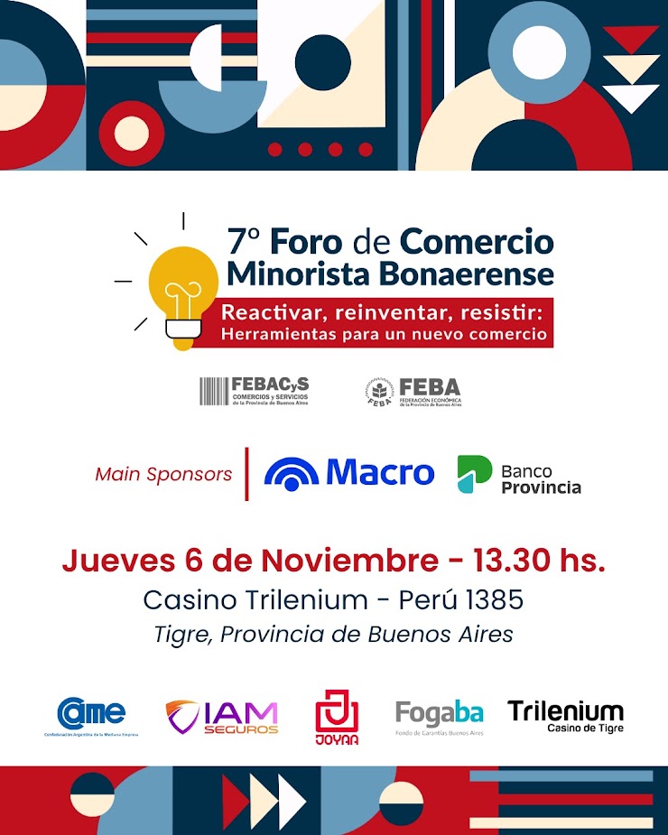 Llega 7° Foro de Comercio Minorista Bonaerense